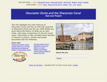 Tablet Screenshot of gloucesterdocks.me.uk